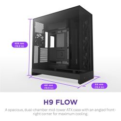 ������ NZXT H9 Flow Black ��� �� (CM-H92FB-01) - �������� 7