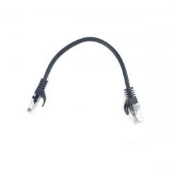 -  EServer UTP, RJ45, Cat.5e, 0,25m,  (CORD-0.25M-BLACK) -  2