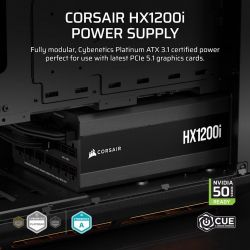 Блок питания Corsair HX1200i PCIE5 1200W (CP-9020307-EU) - Картинка 8