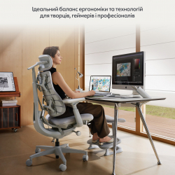 Крісло офісне LiberNovo Omni Space Gray 48 см (CP-GW-0000015-00-00) - Картинка 15