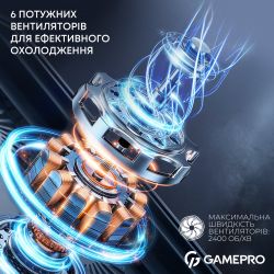 Підставка для ноутбука Підставка для охолодження ноутбука GamePro (CP660) - Картинка 6