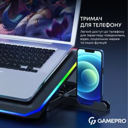 Підставка для ноутбука Підставка для охолодження ноутбука GamePro (CP660) - Картинка 11