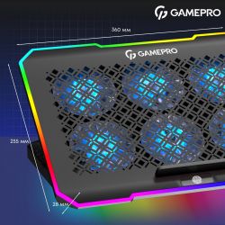 Підставка для ноутбука Підставка для охолодження ноутбука GamePro (CP660) - Картинка 12