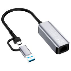 Сетевой адаптер ColorWay USB-A/USB-С 3.0 - RJ45 (CW-AD-CRG) - Картинка 9