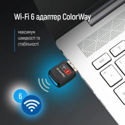   ColorWay Wi-Fi 6 (CW-AD-W1) -  2