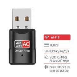 Беспроводной адаптер ColorWay Wi-Fi (CW-AD-W2) - Картинка 4