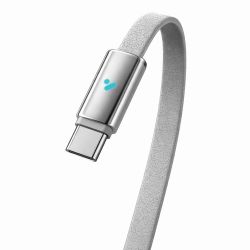 ������ ColorWay USB Type-C - USB Type-C (M/M), ultra-thin, 5�, 1 �, Grey (CW-CBPDCC100-GR) - �������� 2