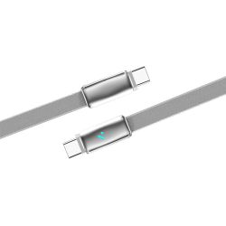 ������ ColorWay USB Type-C - USB Type-C (M/M), ultra-thin, 5�, 1 �, Grey (CW-CBPDCC100-GR) - �������� 3