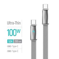 ������ ColorWay USB Type-C - USB Type-C (M/M), ultra-thin, 5�, 1 �, Grey (CW-CBPDCC100-GR) - �������� 5