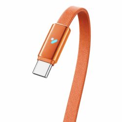 ������ ColorWay USB Type-C - USB Type-C (M/M), ultra-thin, 5�, 1 �, Orange (CW-CBPDCC100-OR) - �������� 2
