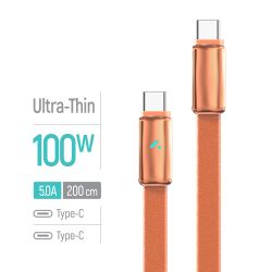 ������ ColorWay USB Type-C - USB Type-C (M/M), ultra-thin, 5�, 1 �, Orange (CW-CBPDCC100-OR) - �������� 5