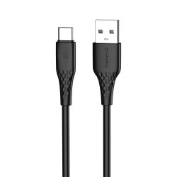 ������ ColorWay USB - USB Type-C (M/M), textured PVC, 3�, 1 �, Black (CW-CBUC094-BK)