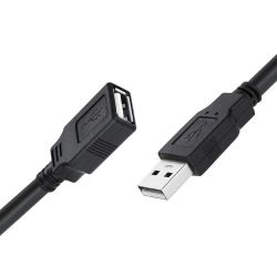Кабель ColorWay USB - USB V 2.0 (M/F), 1.8 м, Black (CW-CBUF076-BK) - Картинка 9