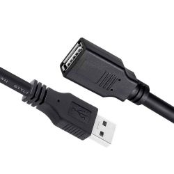Кабель ColorWay USB - USB V 2.0 (M/F), 1.8 м, Black (CW-CBUF076-BK) - Картинка 10