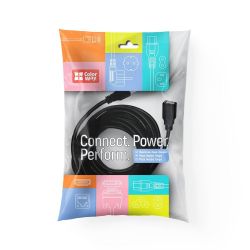 Кабель ColorWay USB - USB V 2.0 (M/F), 1.8 м, Black (CW-CBUF076-BK) - Картинка 12