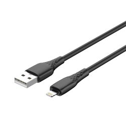 ������ ColorWay USB - Lightning (M/M), textured PVC, 3�, 1 �, Black (CW-CBUL094-BK) - �������� 3