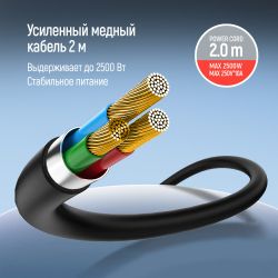 Գ���� �������� ColorWay CW-CHE25PDB 45W 2 �������, 1xUSB-A 2xUSB-C, 2 �, ����� - �������� 3
