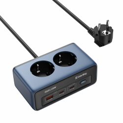 Գ���� �������� ColorWay CW-CHE25PDB 45W 2 �������, 1xUSB-A 2xUSB-C, 2 �, ����� - �������� 9