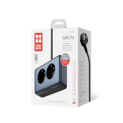 Գ���� �������� ColorWay CW-CHE25PDB 45W 2 �������, 1xUSB-A 2xUSB-C, 2 �, ����� - �������� 14
