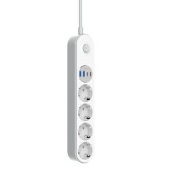 Գ���� �������� ColorWay CW-CHE44PDW 4 �������, 4USB (Type-C PD20W + 3USB QC3.0) (45W), 2 �, White - �������� 14