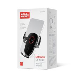 Автотримач для телефону ColorWay ClampSnap, Black, в дефлектор повітроводу, механічний затискач (CW-CHMH19-BK) - Картинка 10