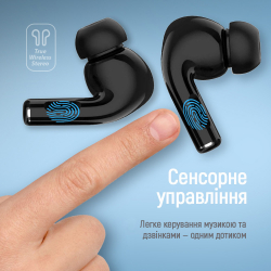 Bluetooth-гарнітура СolorWay Slim TWS-5 Earbuds Black (CW-TWS5BK) - Картинка 3