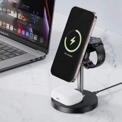 Бездротовий зарядний пристрій XO CX038 15W Black - Картинка 4