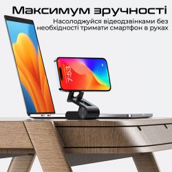 Держатель для смартфона магнитный Promate VersaMount Black - Картинка 5