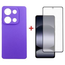 e- Dengos  Xiaomi Redmi Note 14S Violet Full Glue (DG-KM-146) +  