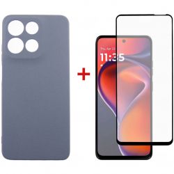 �����-�������� Dengos ��� Motorola G15/G15 Power Grey Full Glue (DG-KM-147) + ������� ����