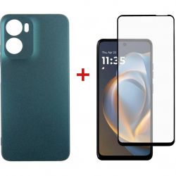 �����-�������� Dengos ��� Motorola G05 Green Full Glue (DG-KM-148) + ������� ����