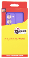 Чохол-накладка Dengos Carbon для Xiaomi Redmi 15 Purple(DG-KM-164) + захисне скло - Картинка 4