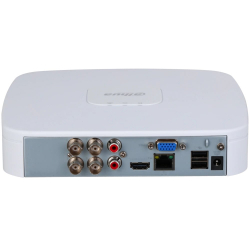 ³������������ HDCVI Dahua DH-XVR4104C-I/T, White, 4+1 IP (2 ��, 1920x1080), 4� HDCVI, HDMI, VGA, 2xUSB, RJ-45, AI Coding/ Smart H.265+/ H.265/ Smart H.264+/ H.264, SATA  (�� 16 ��)