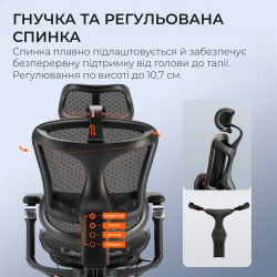 ������ ������� Sihoo Doro C300 Pro Mesh Black (DORO-C300-PRO-M101) - �������� 9