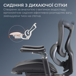 ������ ������� Sihoo Doro C300 Pro Mesh Black (DORO-C300-PRO-M101) - �������� 14