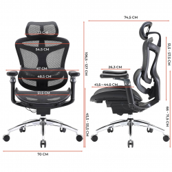 ������ ������� Sihoo Doro C300 Pro Mesh Black (DORO-C300-PRO-M101) - �������� 17