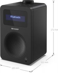 Радіоприймач Sharp DR430BK Black (DR-430(BK)) - Картинка 7