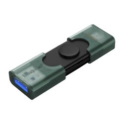 Флеш-накопичувач USB3.2 256GB Type-C Kingston DataTraveler Duo Green (DTDEG2/256GB) - Картинка 3