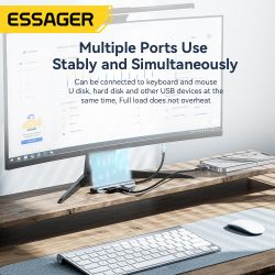 USB-хаб Essager Fengyang 4 in 1 Splitter USB-A (EHBA04-FY10-P) - Картинка 4