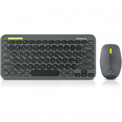 Комплект (клавіатура, миша) бездротовий REAL-EL Kit-635W Black - Картинка 10