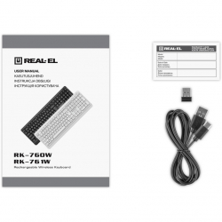 ��������� ���������� REAL-EL RK-760W Black - �������� 3