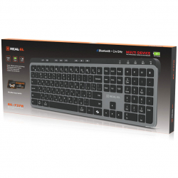 ��������� ���������� REAL-EL RK-737W Black/Grey - �������� 5