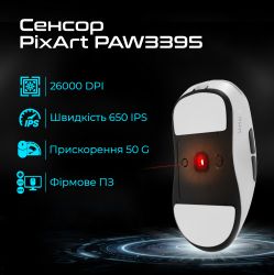 Мышь беспроводная RAWM ES21 White - Картинка 2