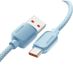 Кабель Essager Breeze USB - USB Type-C (M/M), 100W, 1 м Blue (EXC7A-WL03-P) - Картинка 2