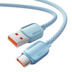 Кабель Essager Breeze USB - USB Type-C (M/M), 100W, 1 м Blue (EXC7A-WL03-P) - Картинка 3
