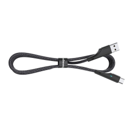 Кабель Essager Rousseau USB - USB Type-C (M/M), 1 м Black (EXCT-LS01) - Картинка 8