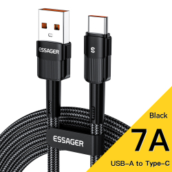 ������ Essager Star USB - USB Type-C (M/M), 66W, 1 � Black (EXCT-XC01)