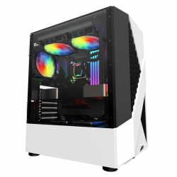 Корпус 1stPlayer F3-A-WH-4F1-PS-600FK-EU White 600W - Картинка 3