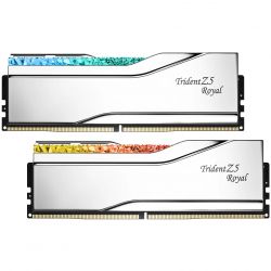     DDR5 32GB (2x16GB) 6000 MHz Trident Z5 Royal Silver G.Skill (F5-6000J2836G16GX2-TR5S)