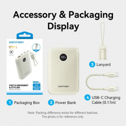 ������������� ��������� ������� Vention 10000mAh 22.5W Blue (FKAL0-C) - �������� 11